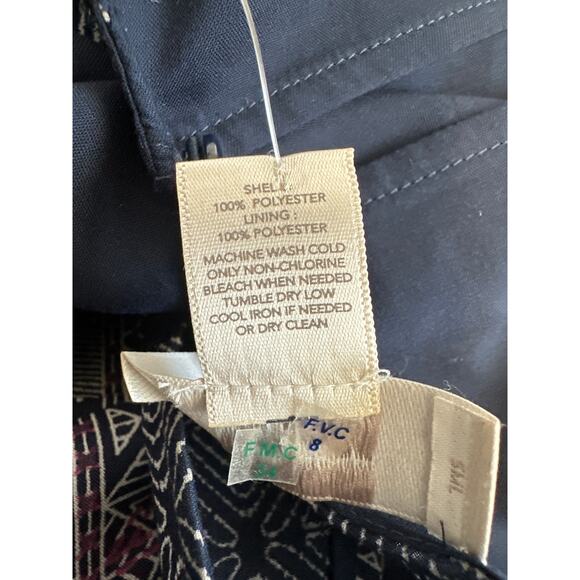 Loft Outlet NWT Navy Sleeveless Shift Dress Sz. Small - Picture 7 of 7